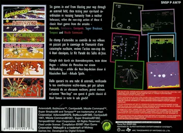 Williams Arcade's Greatest Hits (Europe) box cover back